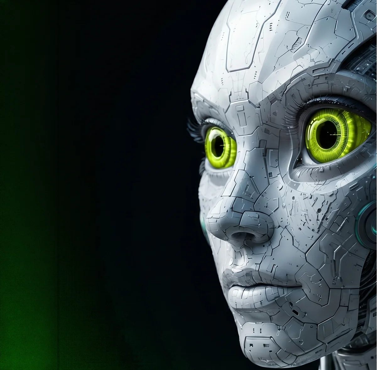 Robot futurista de Alpha SEO
